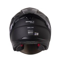 CASCO ABIERTO SHAFT PRO 240 DOBLE VISOR SOLID NEGRO MORADO CLARO