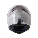 CASCO INTEGRAL SHAFT 502SP SOLID GRIS CLARO BLANCO VISOR AZUL