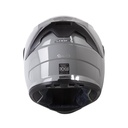 CASCO INTEGRAL SHAFT 502SP SOLID GRIS SILVER BRILLO VISOR AZUL