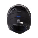 CASCO INTEGRAL SHAFT 502SP SOLID NEGRO AZUL MATE VISOR AZUL