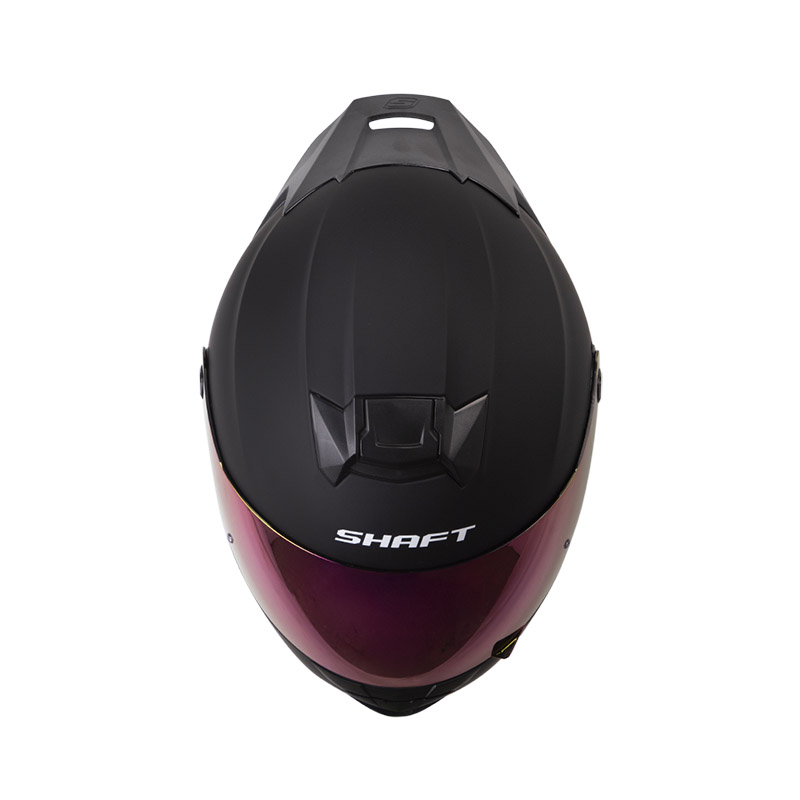 CASCO INTEGRAL SHAFT 502SP SOLID NEGRO FUCSIA MATE VISOR FUCSIA