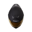 CASCO INTEGRAL SHAFT 502SP SOLID NEGRO ROJO MATE VISOR IRIDIUM ROJO