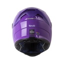 CASCO INTEGRAL SHAFT 502SP SOLID MORADO MORADO CLARO BRILLO VISOR MORADO