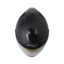 CASCO ABIERTO SHAFT PRO 240 DOBLE VISOR SOLID NEGRO GRIS OSCURO MATE