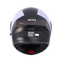CASCO ABATIBLE ICH 3120 DOBLE VISOR FURTHER NEGRO LILA VISOR MORADO