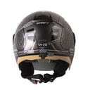 CASCO ABIERTO SHAFT 212 BALLISTIC CROMADO NEGRO 