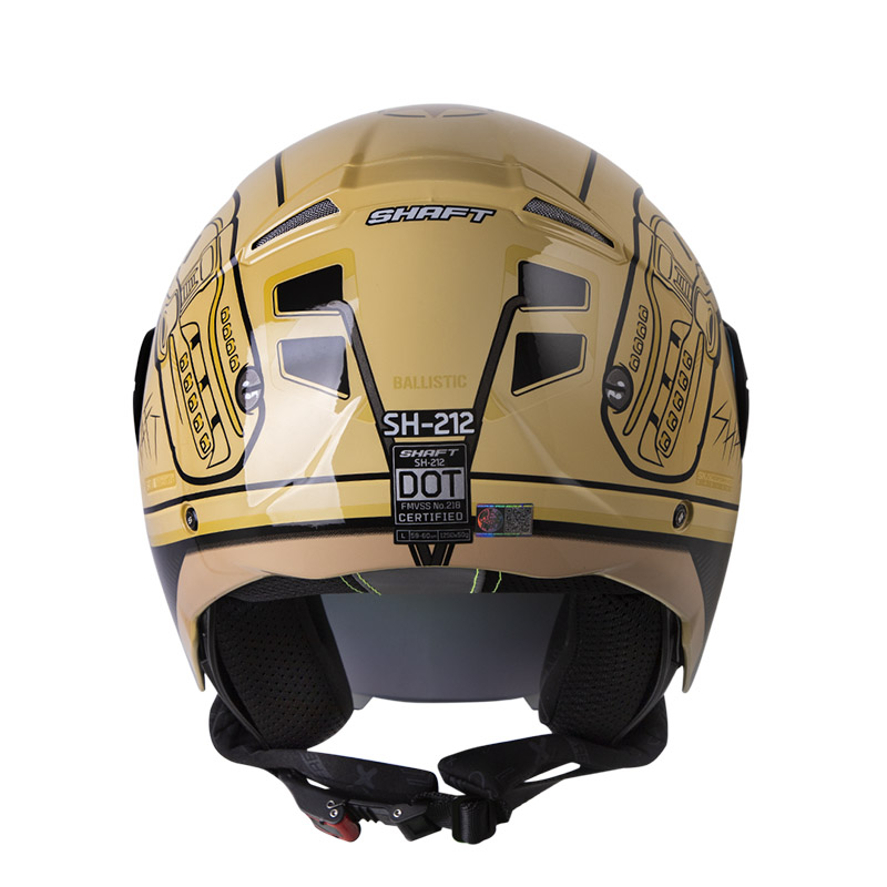 CASCO ABIERTO SHAFT 212 BALLISTIC BG NEGRO