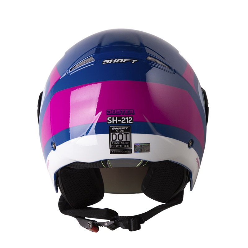CASCO ABIERTO SHAFT 212 DUSTER AZUL OSCURO FUCSIA BRILLO