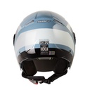 CASCO ABIERTO SHAFT 212 DUSTER AZUL CLARO GRIS CLARO BRILLO