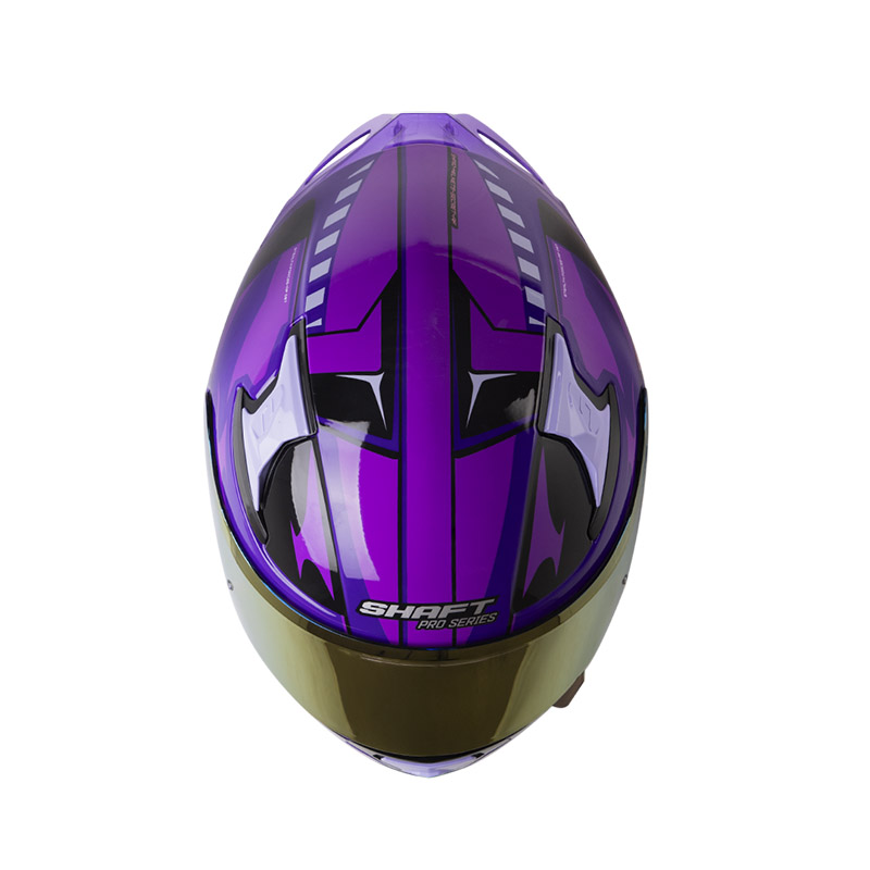 CASCO INTEGRAL SHAFT PRO 612 AF 087 MORADO MORADO CLARO BRILLO
