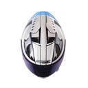 CASCO INTEGRAL SHAFT PRO 612 AF 087 BLANCO PERLA GRIS BRILLO