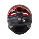 CASCO INTEGRAL SHAFT PRO 612 AF 087 GRIS OSCURO ROJO MATE