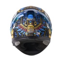 CASCO INTEGRAL SHAFT PRO 612 FARAON NEGRO AZUL MATE