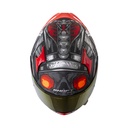 CASCO INTEGRAL SHAFT PRO 612 FARAON NEGRO ROJO MATE 