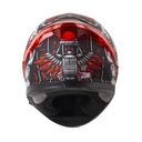 CASCO INTEGRAL SHAFT PRO 612 FARAON NEGRO ROJO MATE 