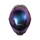 CASCO INTEGRAL SHAFT PRO 615 DOBLE VISOR SOLID CAMALEON SILVER BRILLO