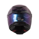 CASCO INTEGRAL SHAFT PRO 615 DOBLE VISOR SOLID CAMALEON SILVER BRILLO