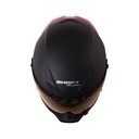CASCO INTEGRAL SHAFT PRO 615 DOBLE VISOR SOLID NEGRO FUCSIA MATE