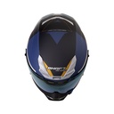 CASCO INTEGRAL SHAFT PRO 615 DOBLE VISOR CR-XX AZUL OSCURO DORADO MATE