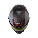 CASCO INTEGRAL SHAFT PRO 615 DOBLE VISOR CR-XX GRIS OSCURO ROJO MATE