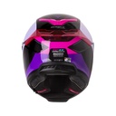 CASCO INTEGRAL SHAFT PRO 615 DOBLE VISOR CR-XX MORADO CLARO FUCSIA BRILLO