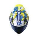 CASCO INTEGRAL SHAFT 562 R DREAMS AZUL AMARILLO MATE