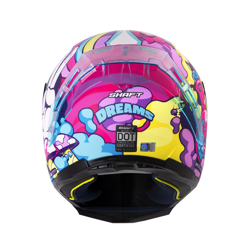 CASCO INTEGRAL SHAFT 562 R DREAMS FUCSIA AZUL MATE