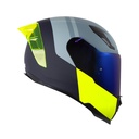 CASCO INTEGRAL SHAFT 562 R KANG AZUL OSCURO AMARILLO MATE