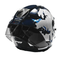 CASCO INTEGRAL NOLAN X-804 RS-U.C CHECA 30TH AZUL BLANCO BRILLO