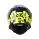 CASCO INTEGRAL HRO 506SP CITAK AZUL OSCURO AMARILLO BRILLO