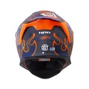 CASCO INTEGRAL HRO 506SP CITAK AZUL OSCURO NARANJA MATE