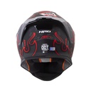 CASCO INTEGRAL HRO 506SP CITAK NEGRO ROJO MATE