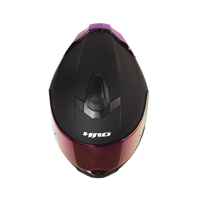 CASCO INTEGRAL HRO 506SP SOLID NEGRO ROJO MATE