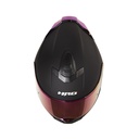 CASCO INTEGRAL HRO 506SP SOLID NEGRO ROJO MATE