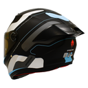 CASCO INTEGRAL SPARTAN FENIX ORK NEGRO AZUL MATE 