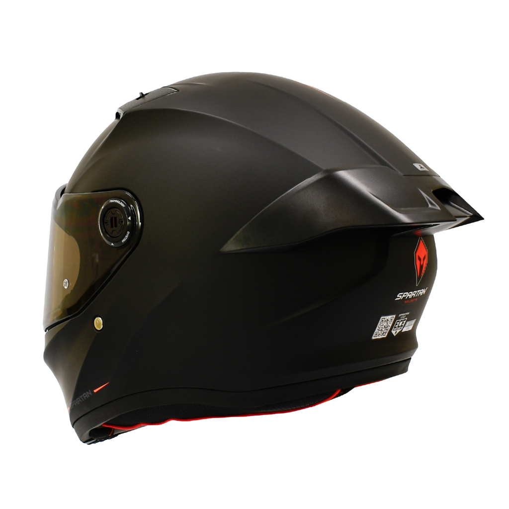 CASCO INTEGRAL SPARTAN FENIX NEGRO MATE