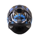 CASCO INTEGRAL SHAFT PRO 612 INSIDE SOUL AZUL GRIS MATE