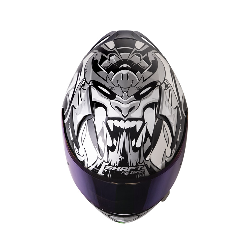 CASCO INTEGRAL SHAFT PRO 612 INSIDE SOUL BLANCO BLANCO BRILLO