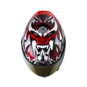 CASCO INTEGRAL SHAFT PRO 612 INSIDE SOUL ROJO OSCURO GRIS BRILLO