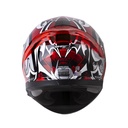 CASCO INTEGRAL SHAFT PRO 612 INSIDE SOUL ROJO OSCURO GRIS BRILLO