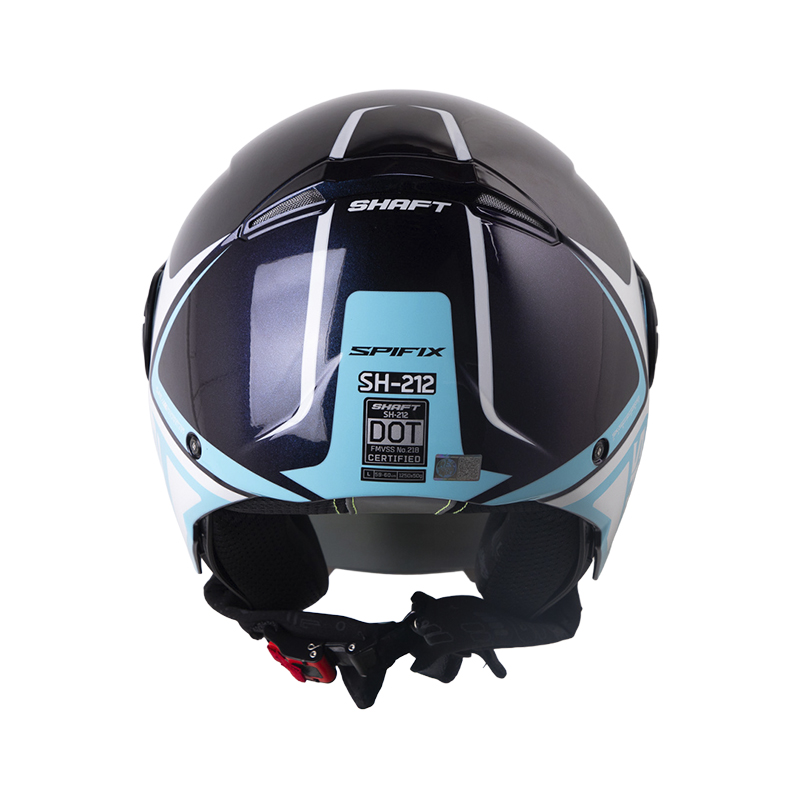 CASCO ABIERTO SHAFT 212 SPIFIX CAMALEON BLANCO BRILLO
