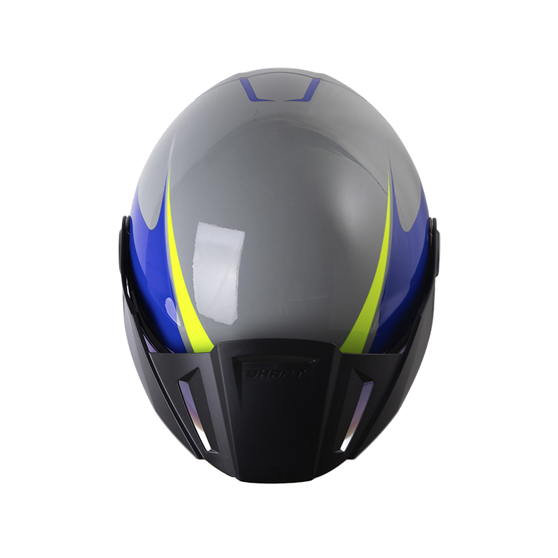 CASCO ABIERTO SHAFT 212 SPIFIX GRIS AZUL BRILLO