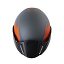 CASCO ABIERTO SHAFT 212 SPIFIX GRIS OSCURO NARANJA MATE