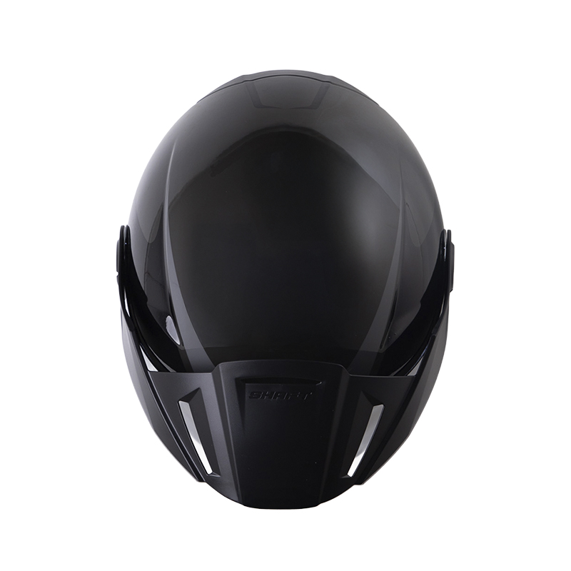CASCO ABIERTO SHAFT 212 SPIFIX NEGRO GRIS OSCURO BRILLO