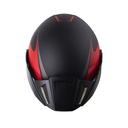 CASCO ABIERTO SHAFT 212 SPIFIX NEGRO ROJO MATE