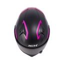 CASCO ABATIBLE ICH 3120 DOBLE VISOR MIXAMO NEGRO FUCSIA MATE VISOR NEGRO