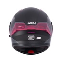 CASCO ABATIBLE ICH 3120 DOBLE VISOR MIXAMO NEGRO FUCSIA MATE VISOR NEGRO