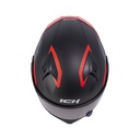 CASCO ABATIBLE ICH 3120 DOBLE VISOR MIXAMO NEGRO ROJO MATE VISOR NEGRO