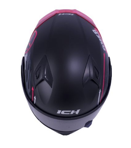 CASCO ABATIBLE ICH 3120 DOBLE VISOR RANDOME V2 NEGRO FUCSIA MATE VISOR NEGRO
