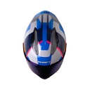 CASCO INTEGRAL SHAFT 596SP FICK GRIS CLARO NARANJA BRILLO